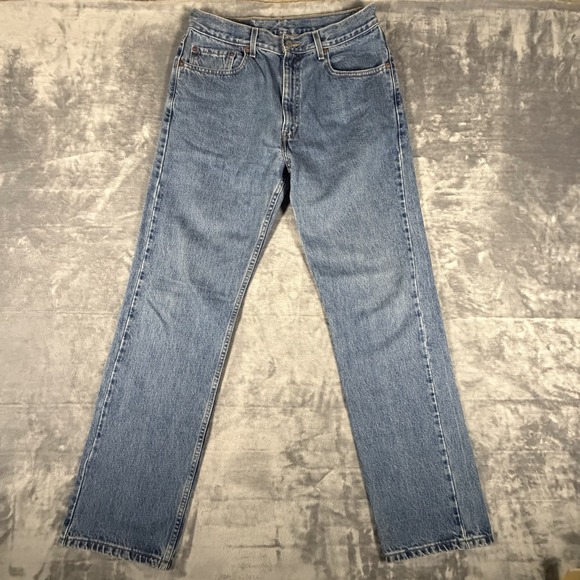 Levi's Other - Vtg Levi's 505 Jeans Men's 34x32 Fit 32x32 Blue Denim Straight Leg Boot Y2K 90s